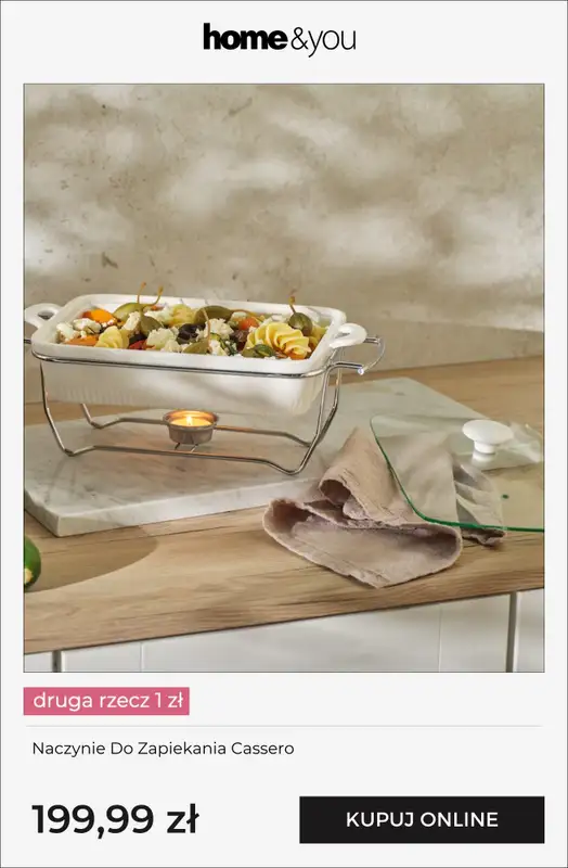 home&you - gazetka promocyjna Kuchnia i jadalnia - druga rzecz 1 zł od soboty 25.04 do wtorku 28.04 - strona 9