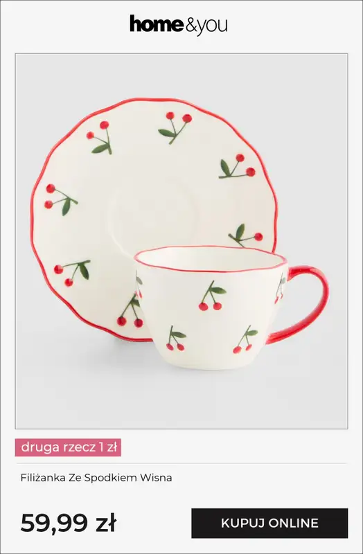 home&you - gazetka promocyjna Kuchnia i jadalnia - druga rzecz 1 zł od soboty 25.04 do wtorku 28.04 - strona 7