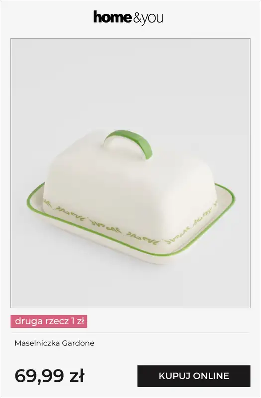 home&you - gazetka promocyjna Kuchnia i jadalnia - druga rzecz 1 zł od soboty 25.04 do wtorku 28.04 - strona 3