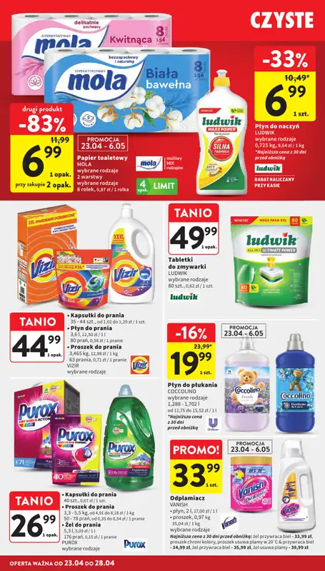 Intermarche - gazetka promocyjna Gazetka od czwartku 23.04 do wtorku 28.04 - strona 40