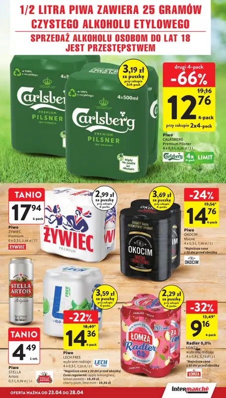 Intermarche - gazetka promocyjna Gazetka od czwartku 23.04 do wtorku 28.04 - strona 13