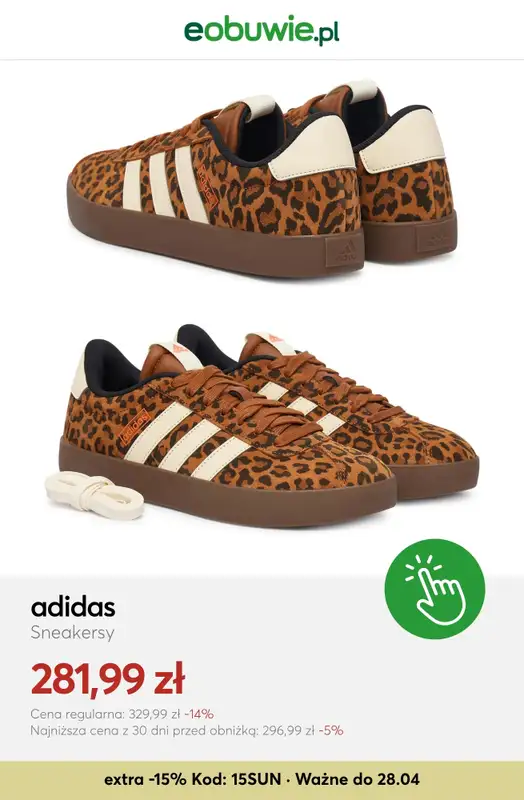 eobuwie.pl - gazetka promocyjna Extra -15% na wybrane produkty przy zakupie 2 rzeczy od piątku 24.04 do wtorku 28.04 - strona 5