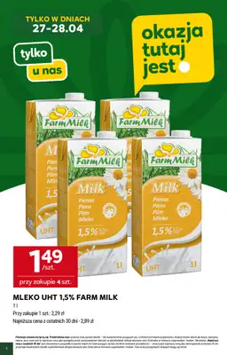 Stokrotka - gazetka promocyjna Hity na start od niedzieli 26.04 do wtorku 28.04 - strona 4