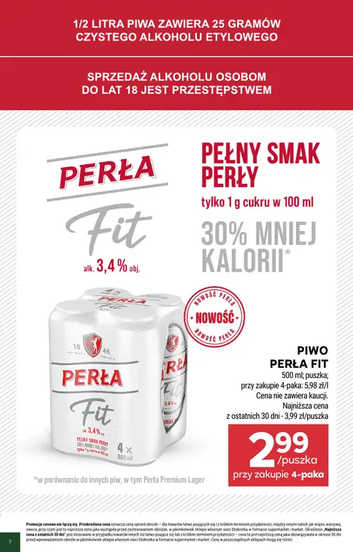 Stokrotka - gazetka promocyjna Hity na start od niedzieli 26.04 do wtorku 28.04 - strona 7