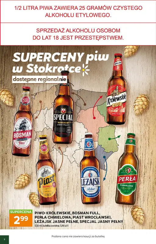 Stokrotka - gazetka promocyjna Hity na start od niedzieli 26.04 do wtorku 28.04 - strona 9