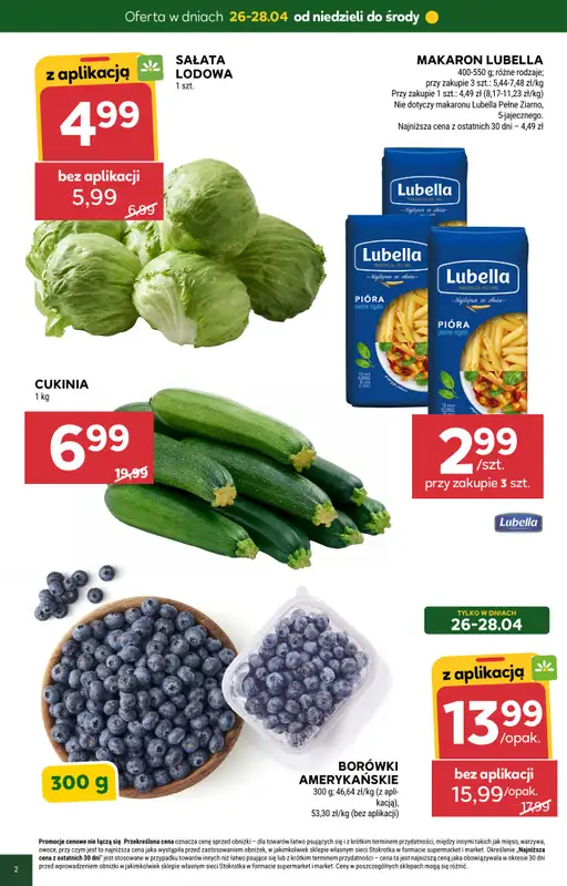 Stokrotka - gazetka promocyjna Hity na start od niedzieli 26.04 do wtorku 28.04 - strona 2