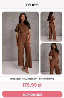 Kombinezon VICES Ozdobiony Paskiem i Klamrą