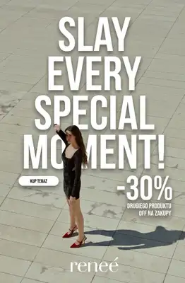 Renee - gazetka promocyjna -30% na drugi produkt od piątku 24.04 do wtorku 28.04