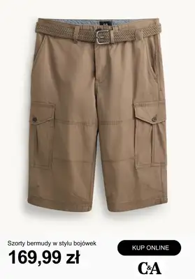 C&A - gazetka promocyjna Szorty męskie od piątku 24.04  - strona 3