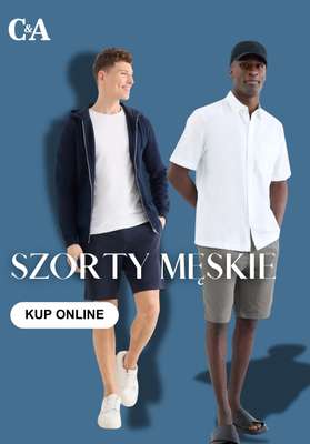 C&A - gazetka promocyjna Szorty męskie od piątku 24.04 