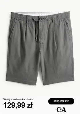 C&A - gazetka promocyjna Szorty męskie od piątku 24.04  - strona 11
