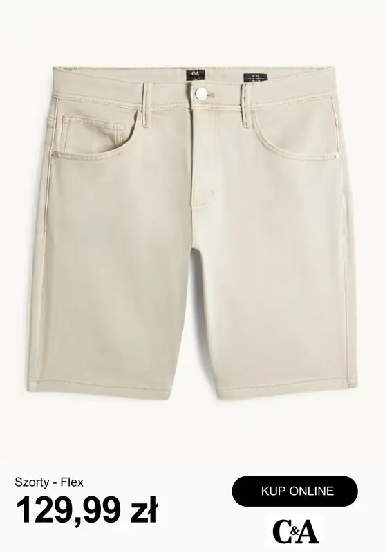C&A - gazetka promocyjna Szorty męskie od piątku 24.04  - strona 4
