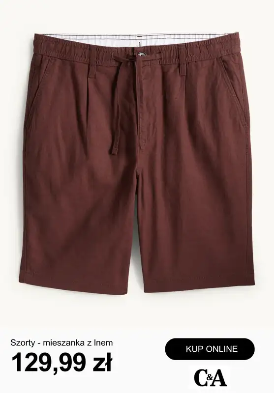 C&A - gazetka promocyjna Szorty męskie od piątku 24.04  - strona 9