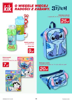 KiK - gazetka promocyjna Gazetka  do soboty 02.05 - strona 16