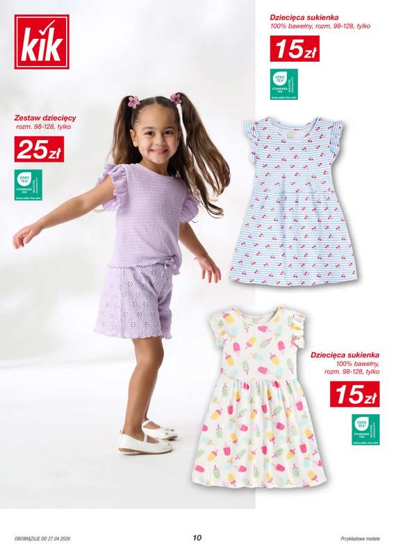 KiK - gazetka promocyjna Gazetka  do soboty 02.05 - strona 10