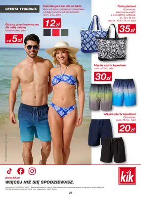KiK - gazetka promocyjna Gazetka  do soboty 02.05 - strona 25