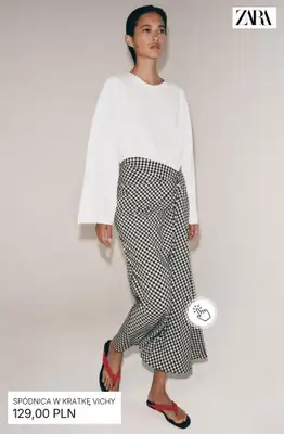 Zara - gazetka promocyjna Letnie spódnice od piątku 24.04  - strona 4