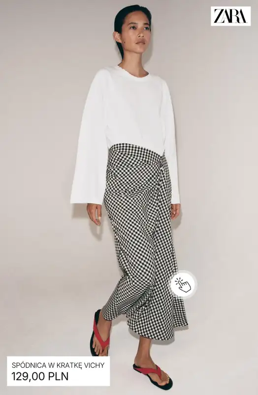 Zara - gazetka promocyjna Letnie spódnice od piątku 24.04  - strona 4