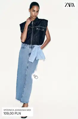 Zara - gazetka promocyjna Letnie spódnice od piątku 24.04  - strona 9