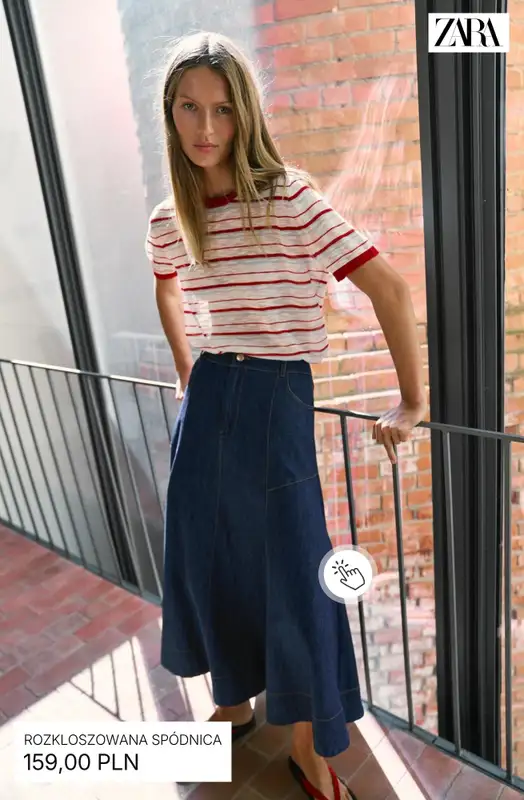 Zara - gazetka promocyjna Letnie spódnice od piątku 24.04  - strona 6