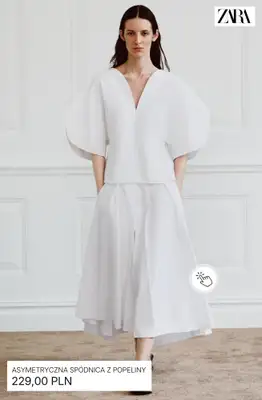 Zara - gazetka promocyjna Letnie spódnice od piątku 24.04  - strona 8