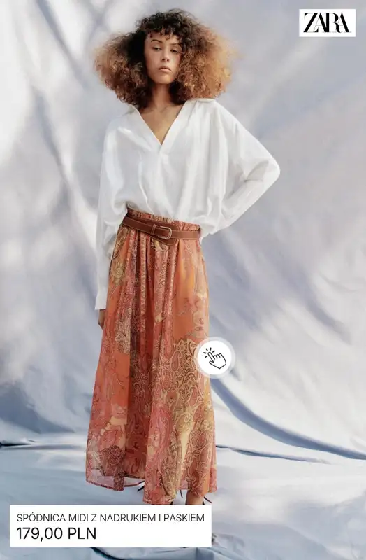 Zara - gazetka promocyjna Letnie spódnice od piątku 24.04  - strona 2