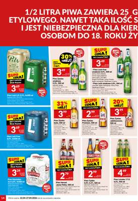 Twój Market - gazetka promocyjna Gazetka od środy 22.04 do poniedziałku 27.04 - strona 14