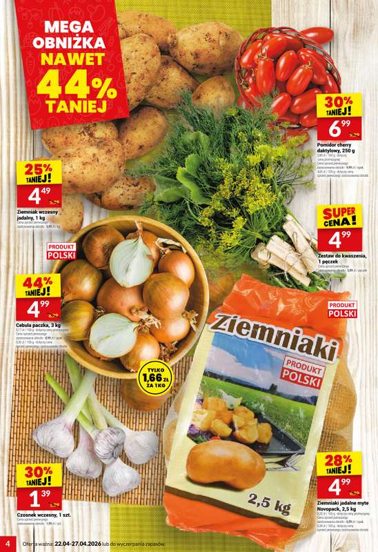 Twój Market - gazetka promocyjna Gazetka od środy 22.04 do poniedziałku 27.04 - strona 4