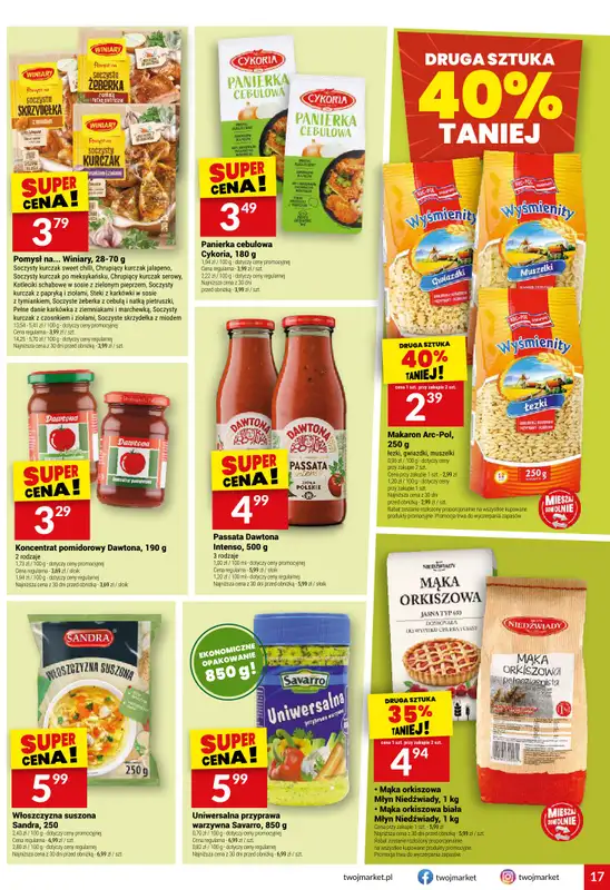 Twój Market - gazetka promocyjna Gazetka od środy 22.04 do poniedziałku 27.04 - strona 17