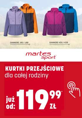 Martes Sport - gazetka promocyjna Kurtki przejściowe od 119,99 zł od piątku 24.04 