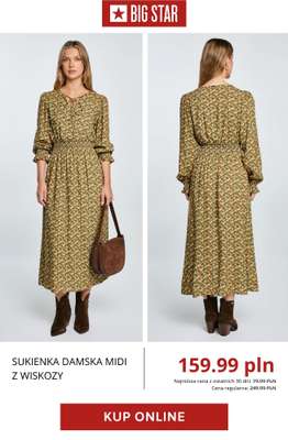 BIG STAR - gazetka promocyjna Wyprzedaż: sukienki i spódnice od piątku 24.04  - strona 9