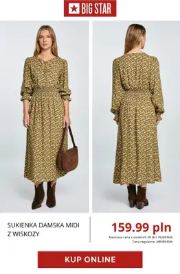 BIG STAR - gazetka promocyjna Wyprzedaż: sukienki i spódnice od piątku 24.04  - strona 9