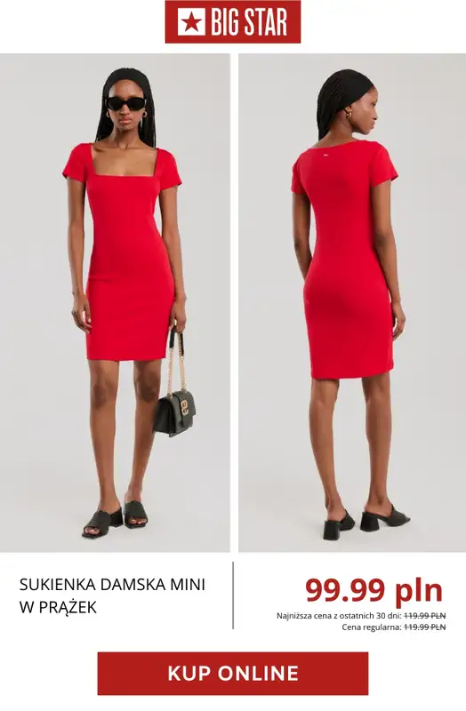 BIG STAR - gazetka promocyjna Wyprzedaż: sukienki i spódnice od piątku 24.04  - strona 10