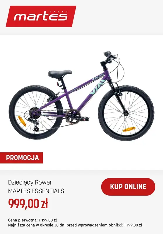 Majówka - gazetka promocyjna Rowery - na komunię i Majówkę! od piątku 24.04 do czwartku 30.04 - strona 19