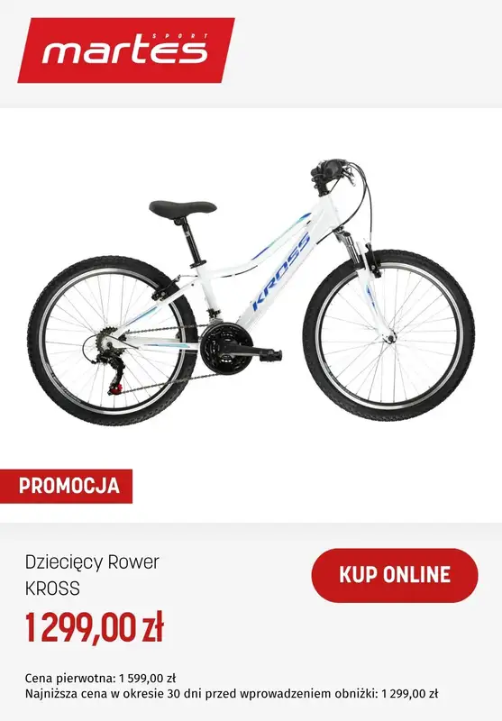 Majówka - gazetka promocyjna Rowery - na komunię i Majówkę! od piątku 24.04 do czwartku 30.04 - strona 18