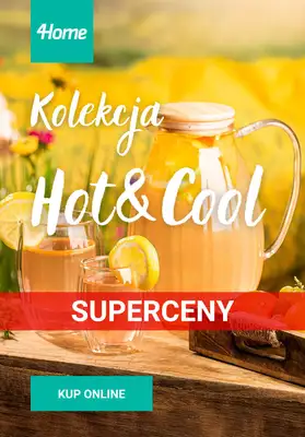 Majówka - gazetka promocyjna 4home | Naczynia do ciepłych i zimnych napojów od piątku 24.04 