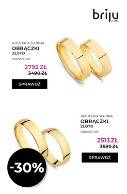 Briju - gazetka promocyjna Oferta Obrączki 2026 od soboty 25.04 do niedzieli 31.05 - strona 4