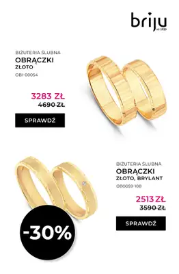 Briju - gazetka promocyjna Oferta Obrączki 2026 od soboty 25.04 do niedzieli 31.05 - strona 11