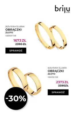 Briju - gazetka promocyjna Oferta Obrączki 2026 od soboty 25.04 do niedzieli 31.05 - strona 5