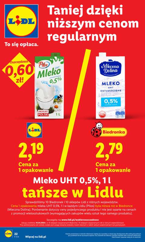 Lidl - gazetka promocyjna Oferta od czwartku od czwartku 23.04 do niedzieli 26.04 - strona 22