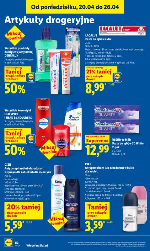 Lidl - gazetka promocyjna Oferta od czwartku od czwartku 23.04 do niedzieli 26.04 - strona 86