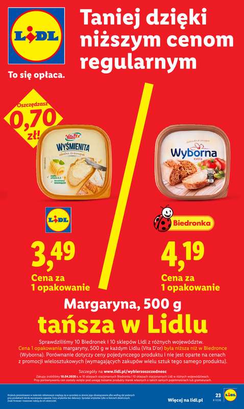 Lidl - gazetka promocyjna Oferta od czwartku od czwartku 23.04 do niedzieli 26.04 - strona 23