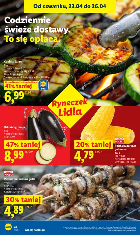 Lidl - gazetka promocyjna Oferta od czwartku od czwartku 23.04 do niedzieli 26.04 - strona 46