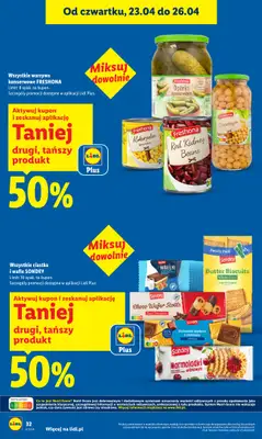 Lidl - gazetka promocyjna Oferta od czwartku od czwartku 23.04 do niedzieli 26.04 - strona 32