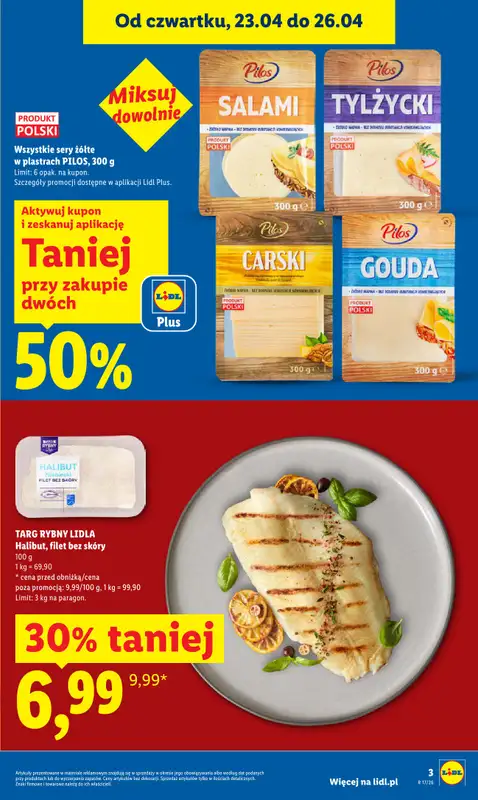 Lidl - gazetka promocyjna Oferta od czwartku od czwartku 23.04 do niedzieli 26.04 - strona 3