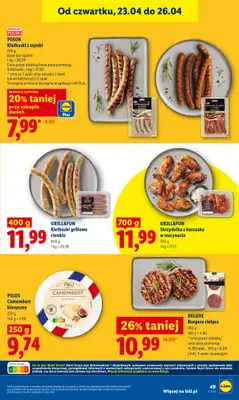 Lidl - gazetka promocyjna Oferta od czwartku od czwartku 23.04 do niedzieli 26.04 - strona 53