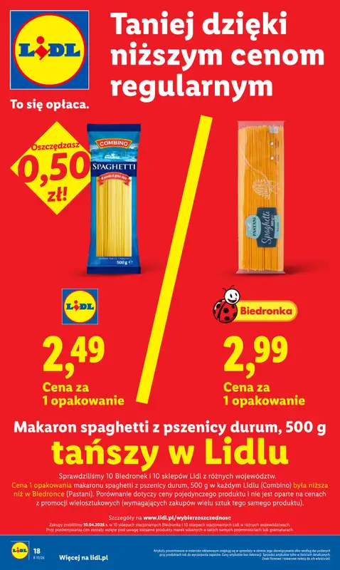 Lidl - gazetka promocyjna Oferta od czwartku od czwartku 23.04 do niedzieli 26.04 - strona 18
