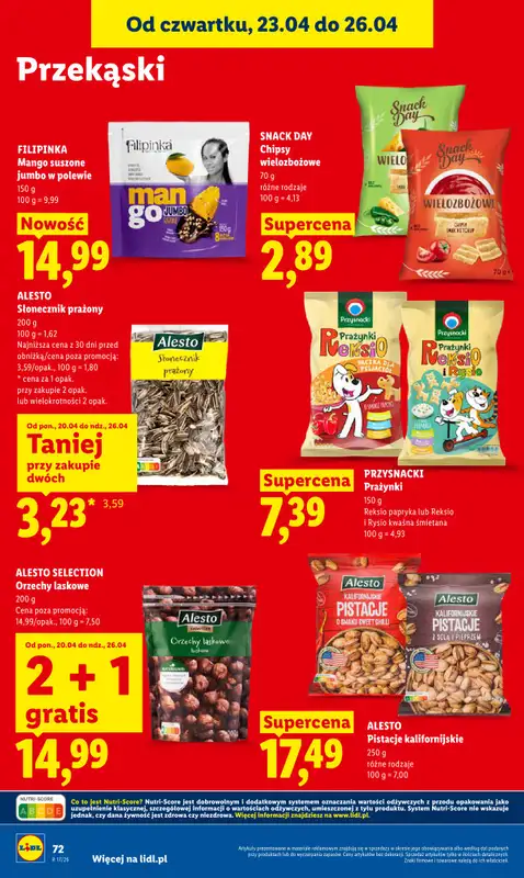 Lidl - gazetka promocyjna Oferta od czwartku od czwartku 23.04 do niedzieli 26.04 - strona 76