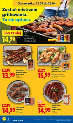 Lidl - gazetka promocyjna Oferta od czwartku od czwartku 23.04 do niedzieli 26.04 - strona 52