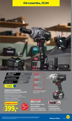 Lidl - gazetka promocyjna Oferta od czwartku od czwartku 23.04 do niedzieli 26.04 - strona 41